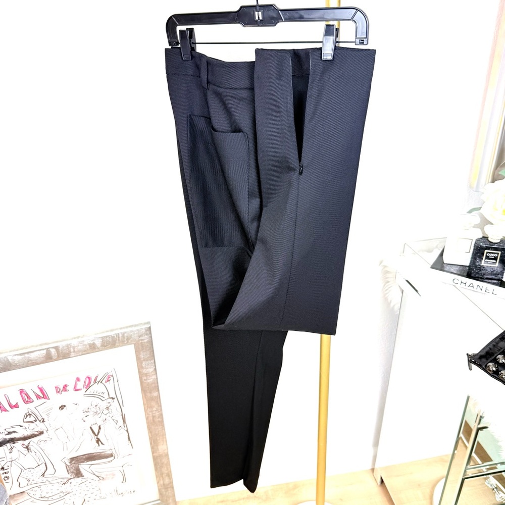 Christopher Esber Black Slim Dress Trousers